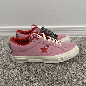 Hello Kitty x Converse One Star Suede Low Top “Prism Pink” Women’s Size 7.5 New